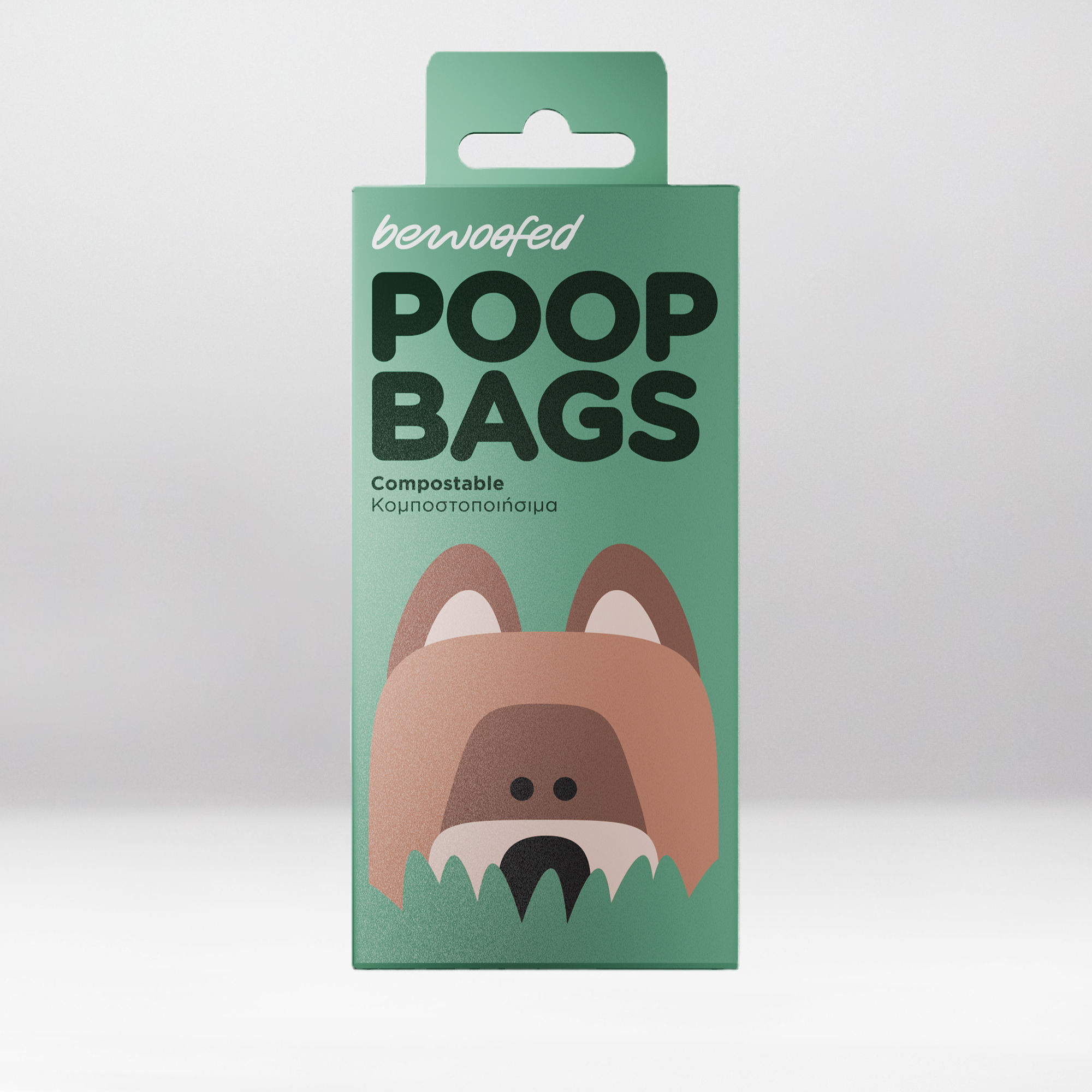 Bewoofed | Compostable Poop Bags | 4-Roll Pack | 60 Bags