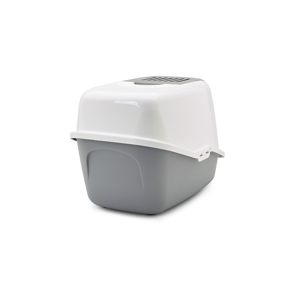 Thumbnail: Nestor Cat Litter Box in Cool Grey