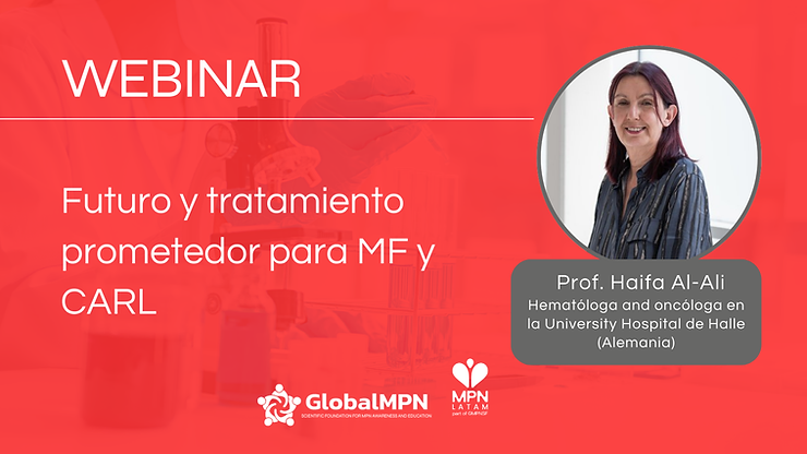 Futuro y tratamientos prometedores para mielofibrosis y mutación CALR: webinar con la Prof. Haifa Al-Ali 29e31e 0d4386d72c0547a484332213bde7f40d~mv2