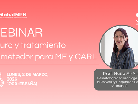 Próximo Webinar: La visión futura de la Mielofibrosis y la enfermedad impulsada por mutación CALR