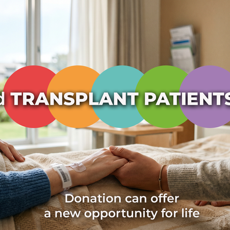World Transplant Patients Day: donation can offer a new opportunity for life