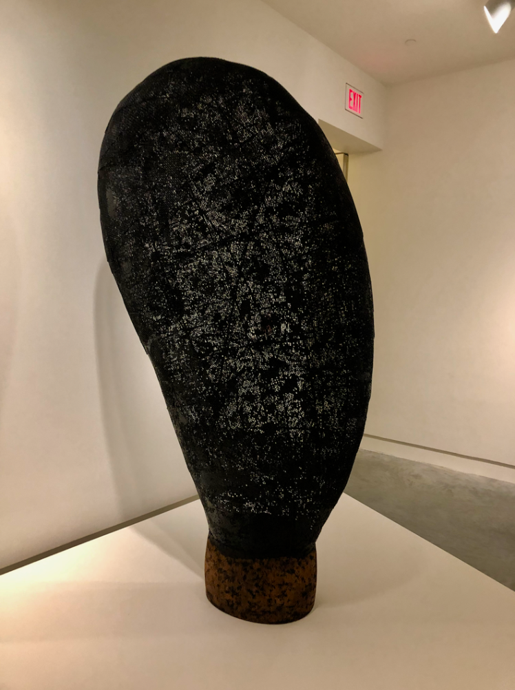 Untitled 1995 Wire mesh, steel, tar, cedar, particleboard Overall: 87 × 49 × 24 in. (220.98 × 124.46 × 60.96 cm) VMFA