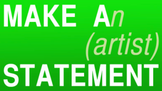 Writing an Artist Statement
