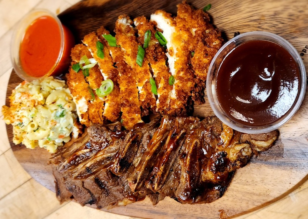 Arranged Food and Objects