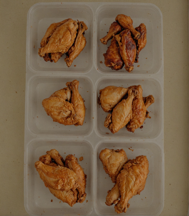 Arranged Food and Objects