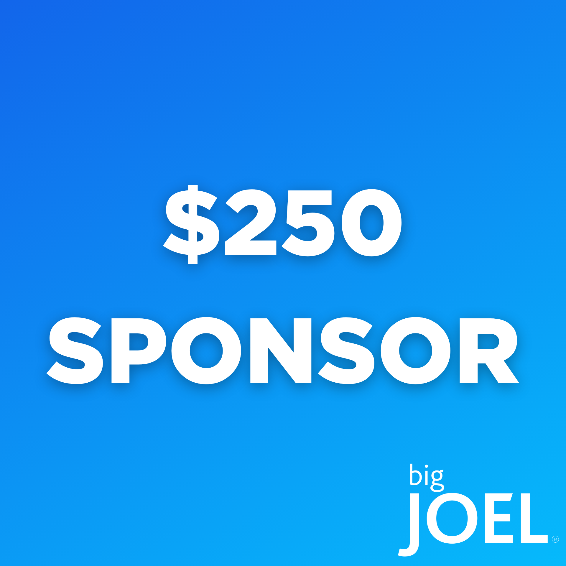 bigJOEL Live! Event Sponsorship