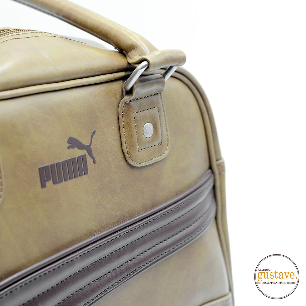 Miniature : Sac de sport Puma en simili-cuir | Look retro
