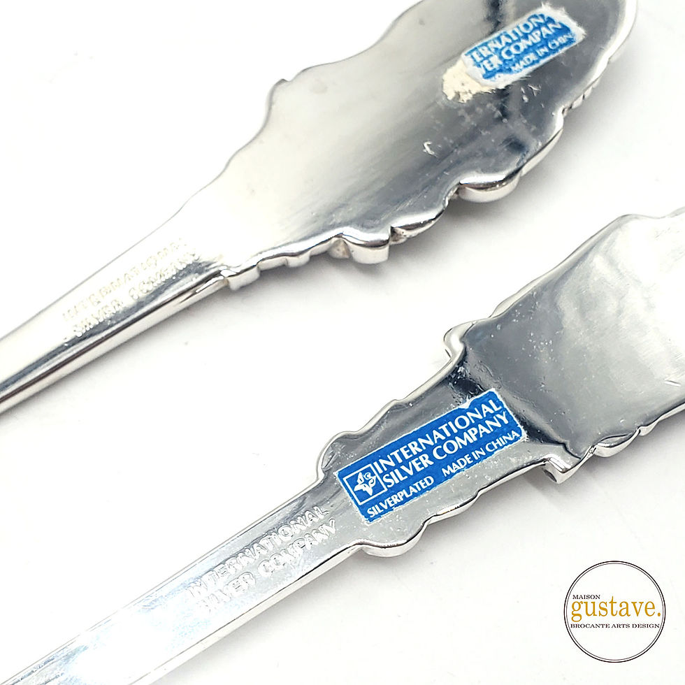 Miniature : Ustensiles de service plaqués argent