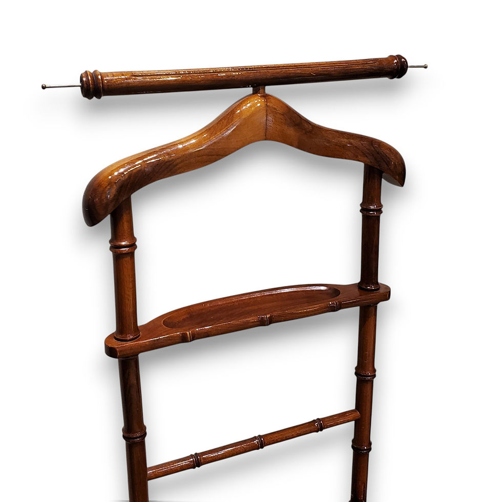 Thumbnail: Valet de chambre pliant Midcentury Modern en bois | Italie