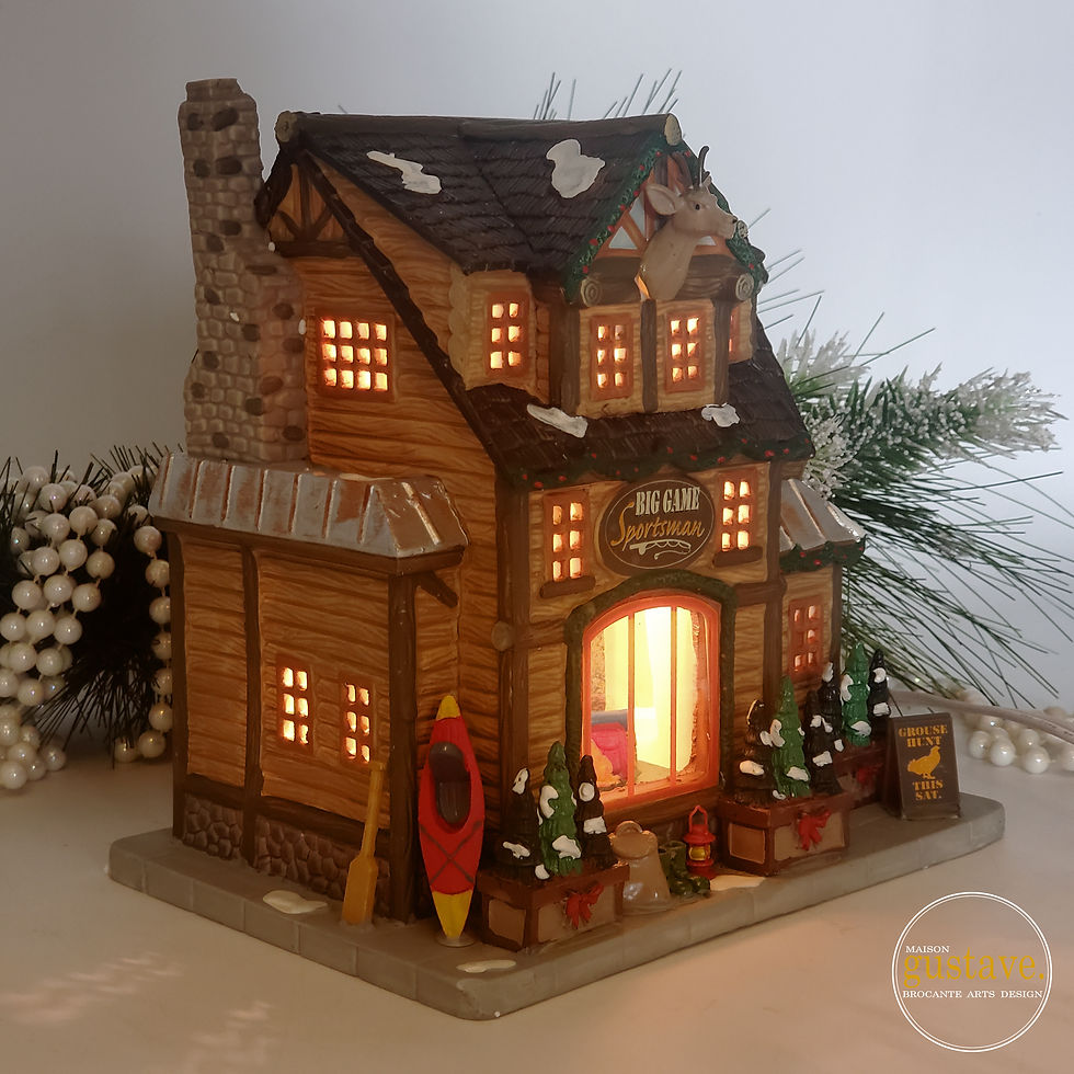 Miniature : Big Game Sportsman | Maison de village Lemax, 2015