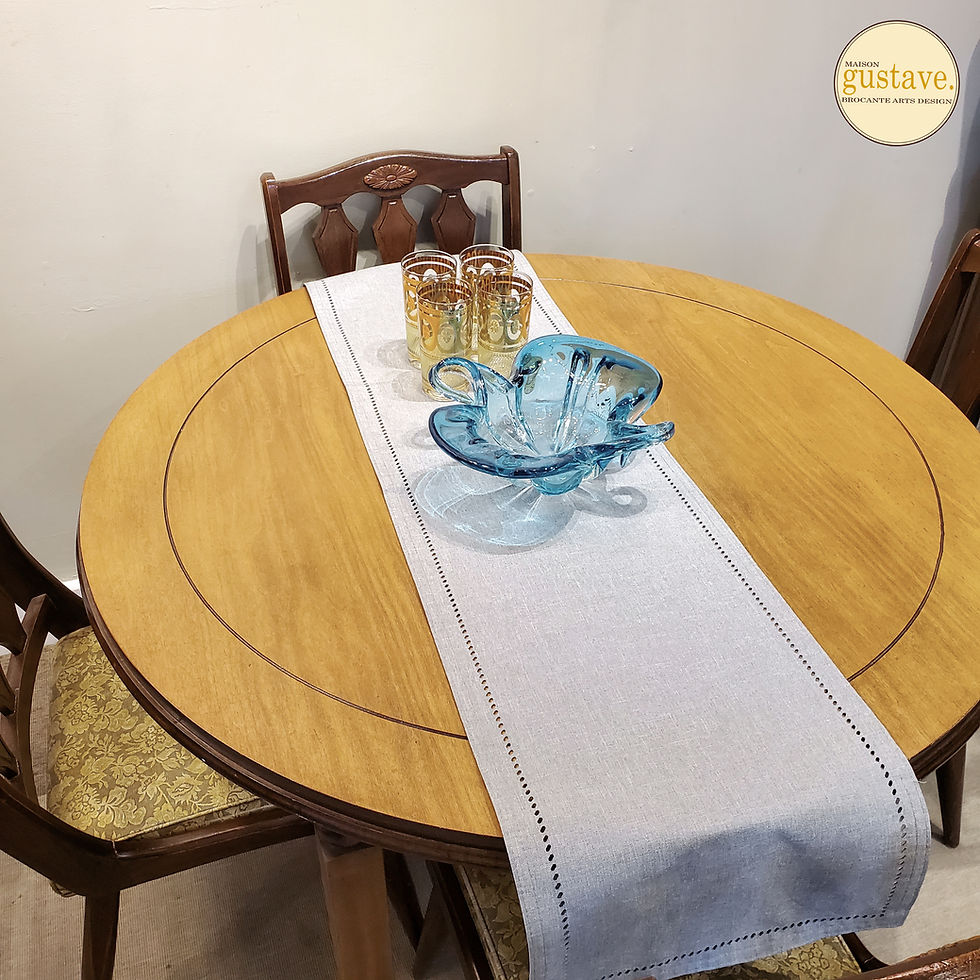 Miniature : Table de salle à manger ronde 42 po. | Avec rallonge
