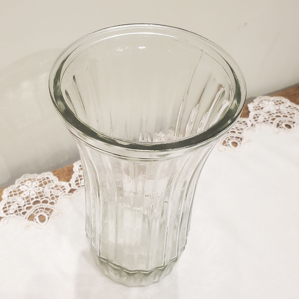 Vase à fleurs en verre Hoosier