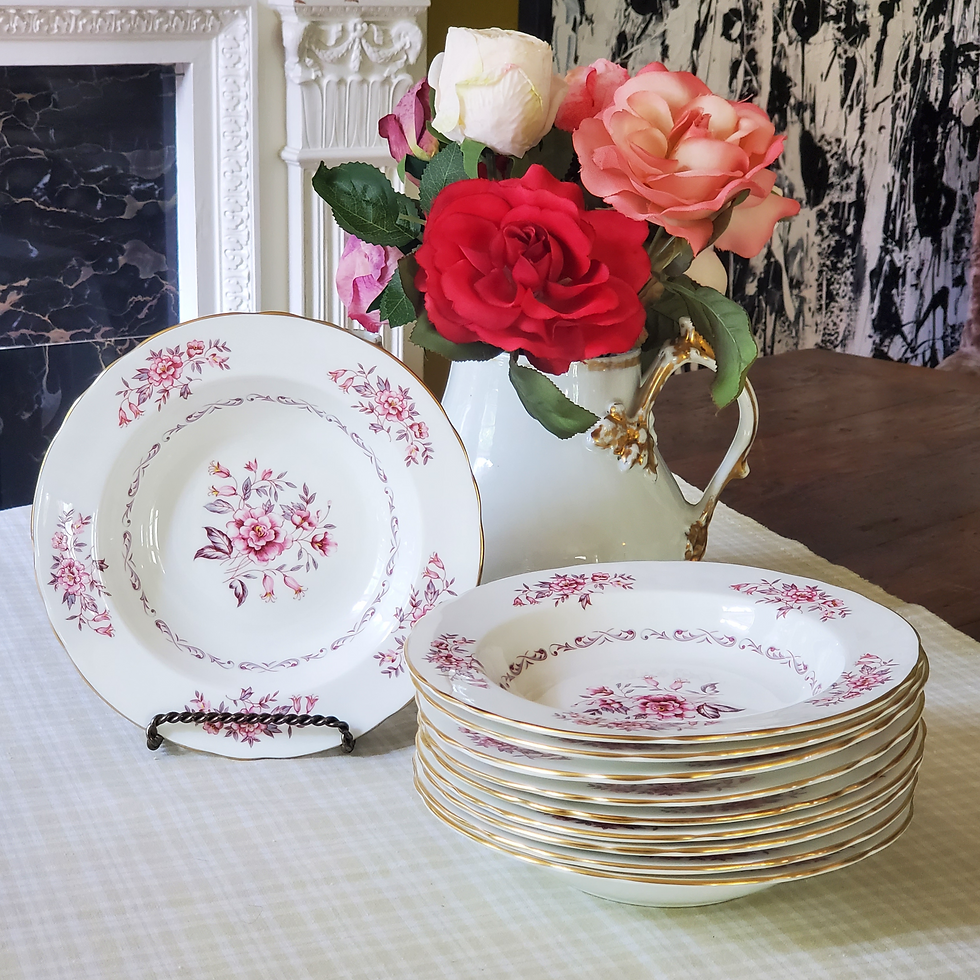 Miniature : Vaisselle Rose Marie 8512 par Aynsley | Porcelaine d'Angleterre