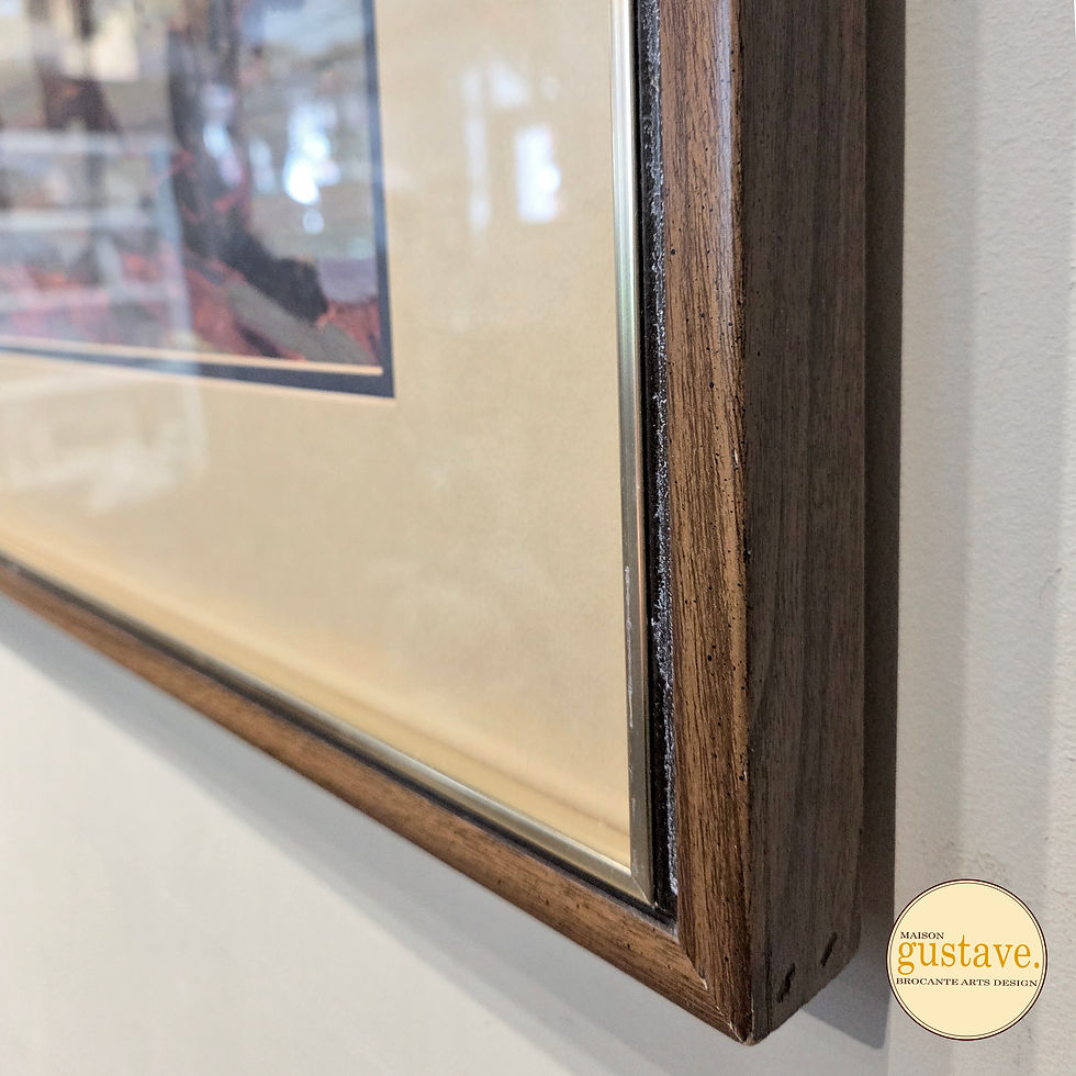 Miniature : The Jack Pine par T. Thomson | Encadrement professionnel en bois 25" x 23"