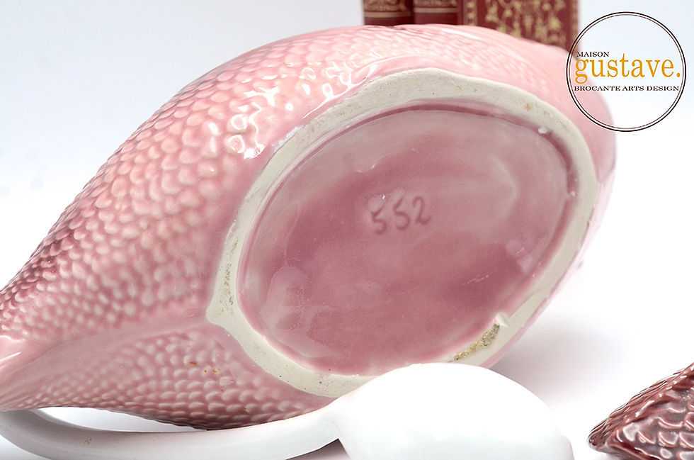 Miniature : Soupière de céramique en forme de poisson