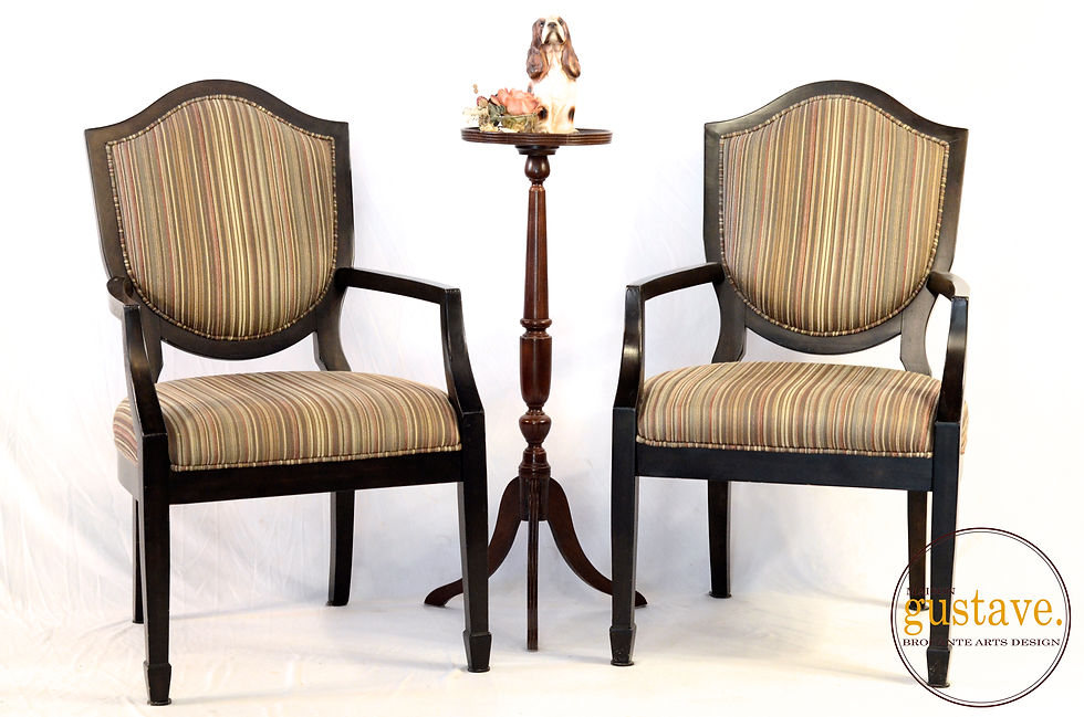 Miniature : Chaise capitaine en bois x2