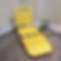 Rare chaise de plage jaune pour enfants | Jelly Bean 1982