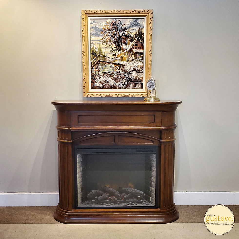 Foyer électrique | Structure en bois