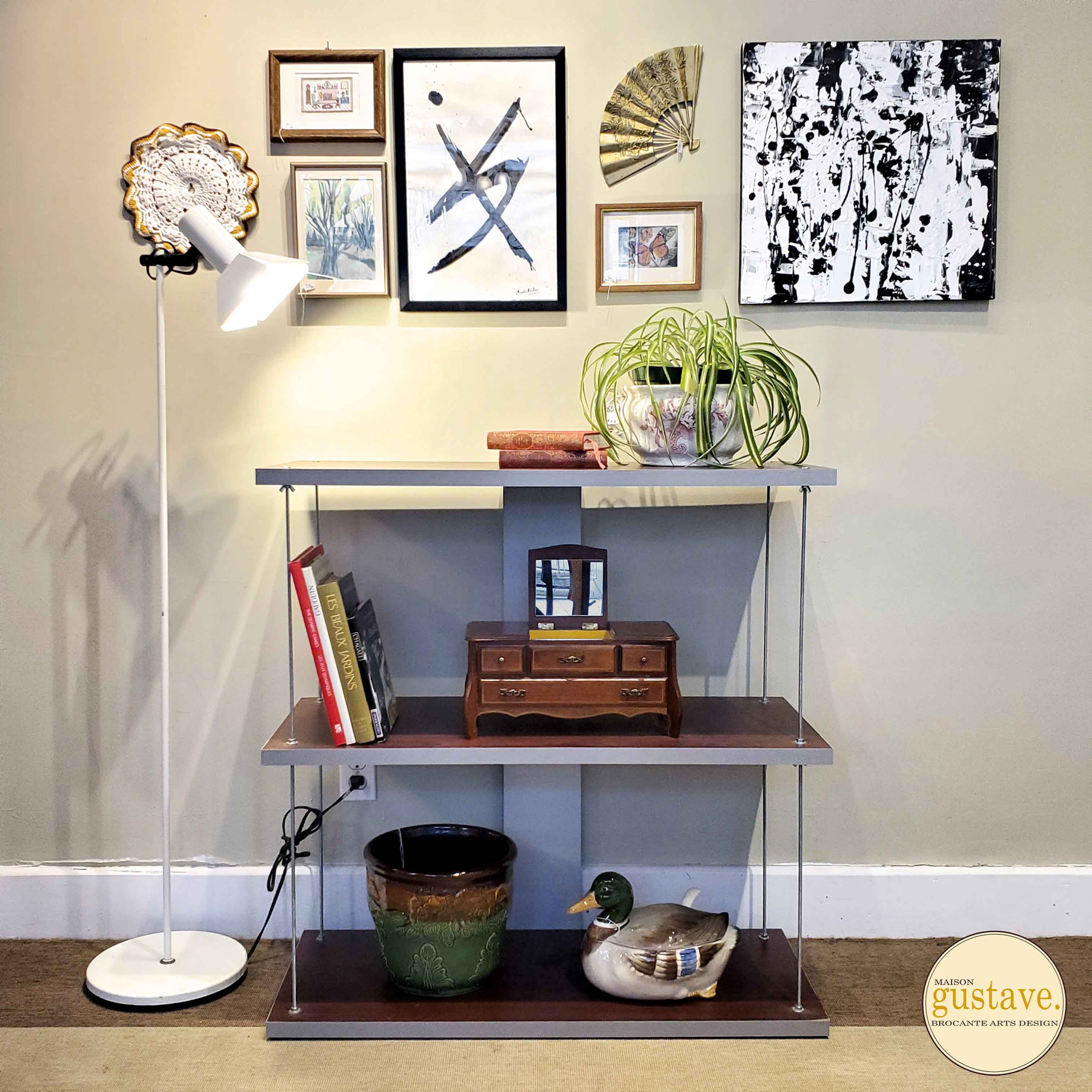 Bibliothèque | Étagère à 3 étages