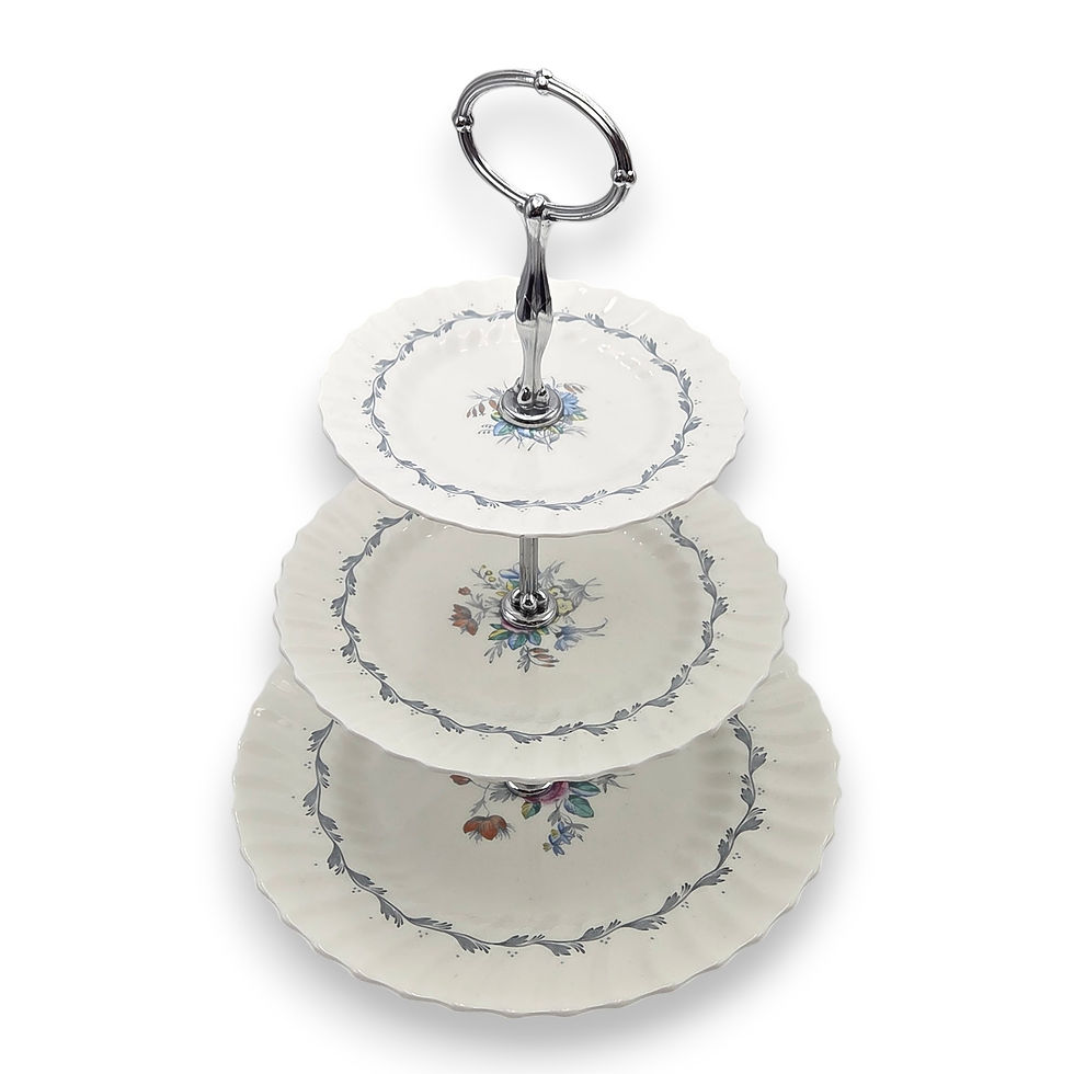 Miniature : Plat de service à 3 étages The Chelsea Rose | Royal Doulton