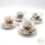 Tasse et soucoupe Royal Albert | Fleur du mois