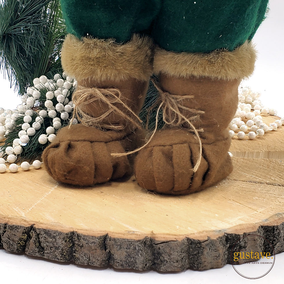 Miniature : Père-Noël rustique 21"