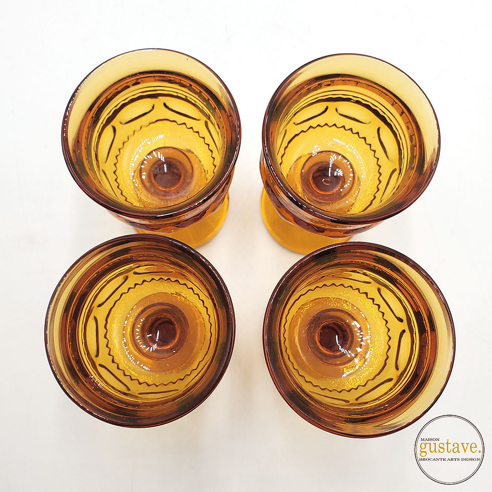 Miniature : Coupes Indiana Glass | Kings Crown Thumbprint