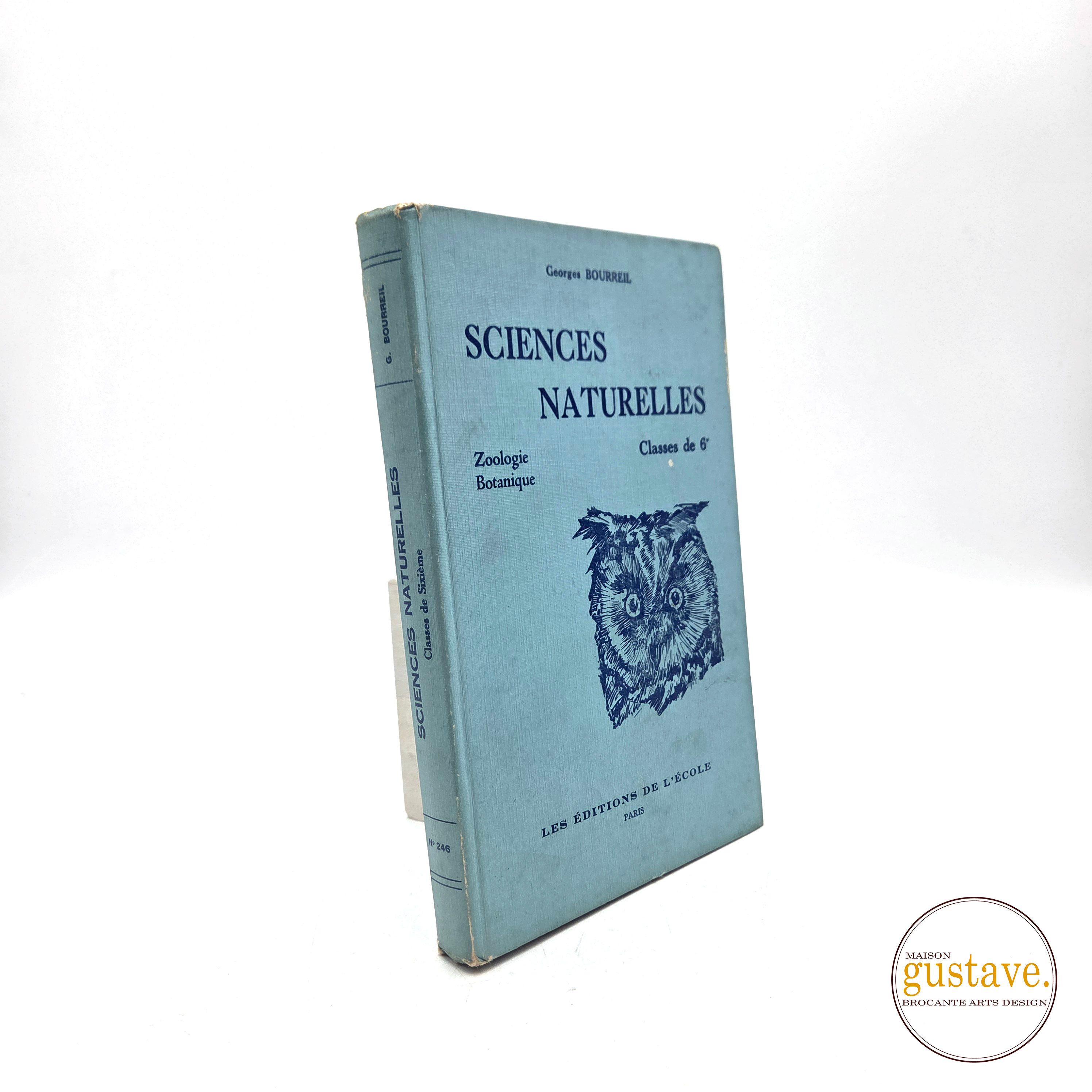 Zoologie botanique 6e année | Livre scolaire de 1961
