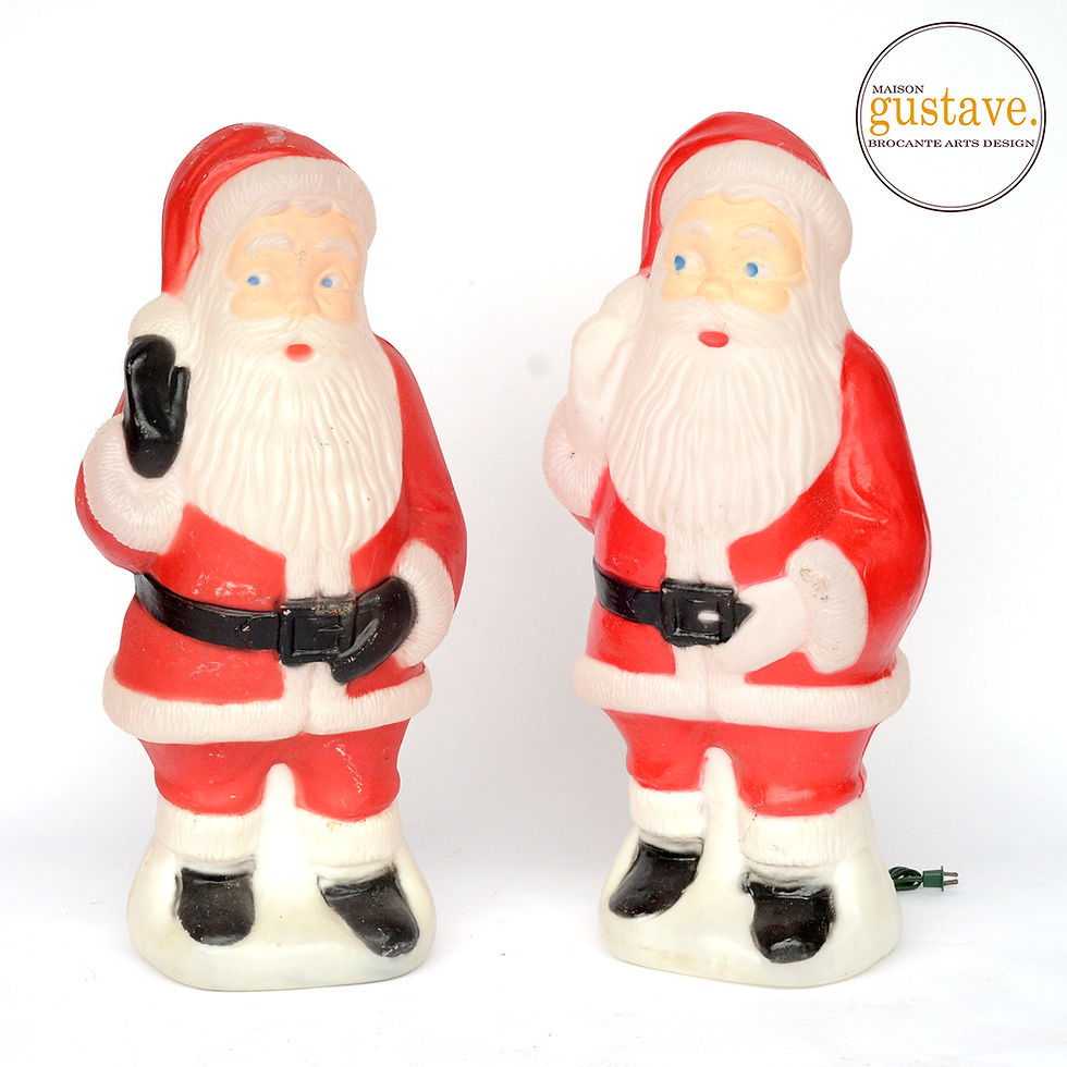 Miniature : Père-Noël Blow mold intérieur / extérieur