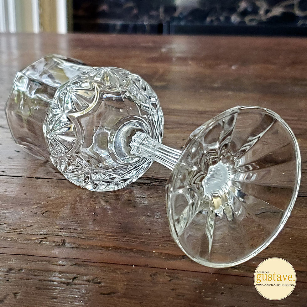 Miniature : Ensemble de 4 coupes à vin Fascination par Cristal de Flandre