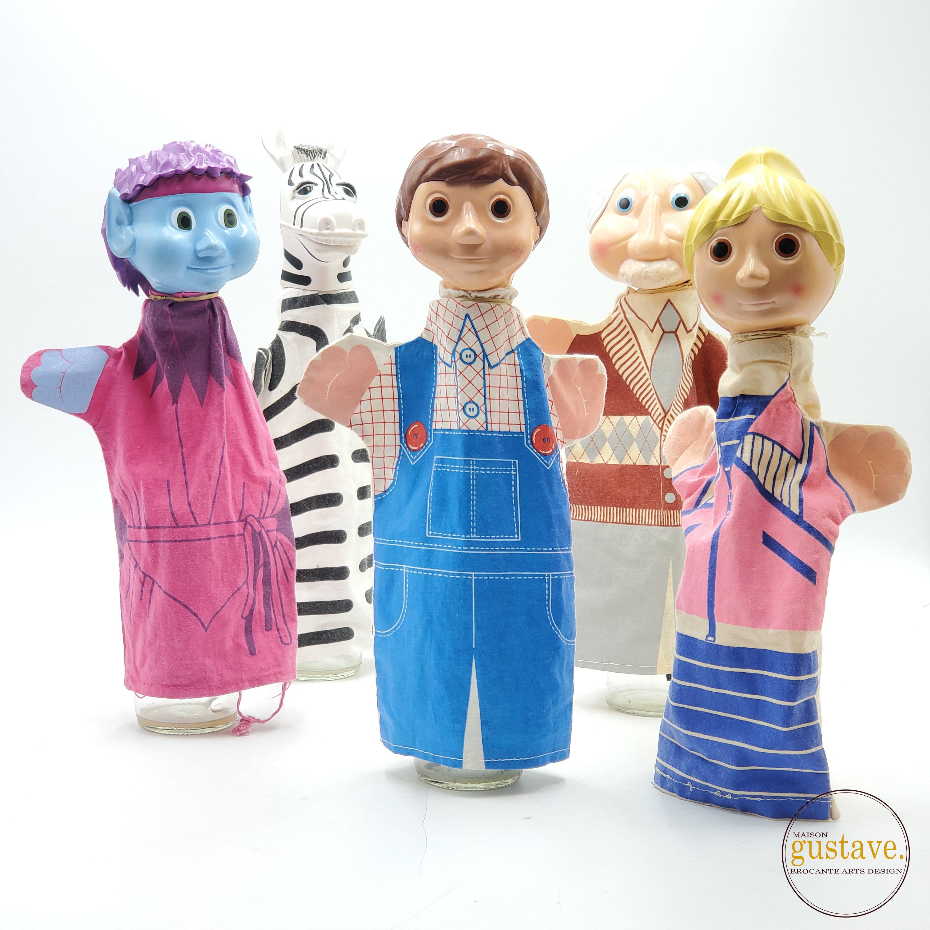 Marionnettes de Passe-Partout | Ensemble de 5