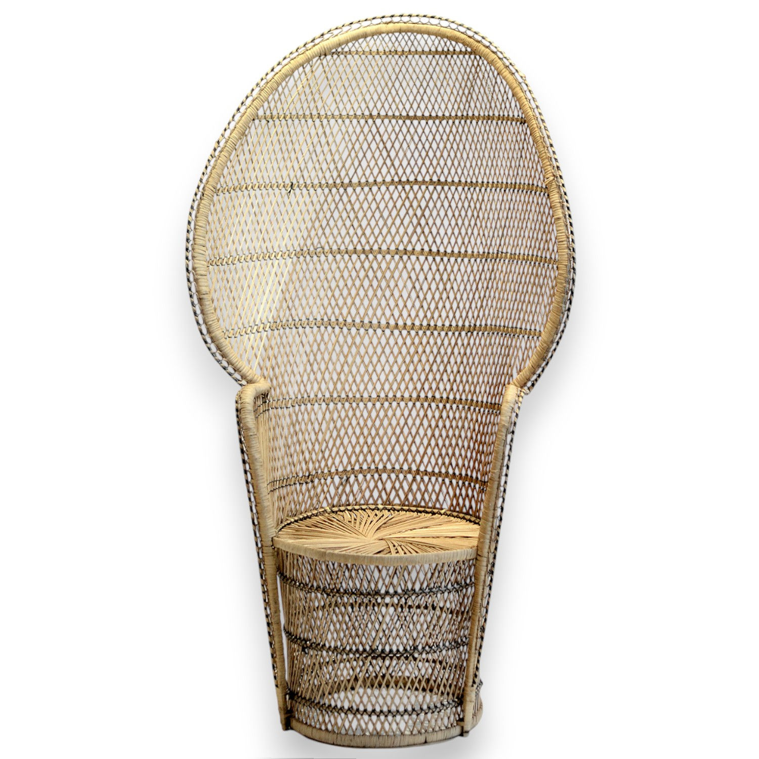 Grand fauteuil Emmanuelle en osier