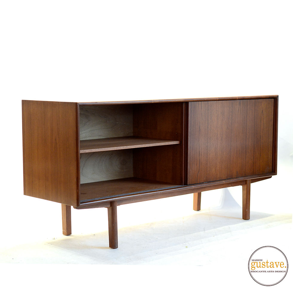 Thumbnail: Crédence en teck Midcentury Modern