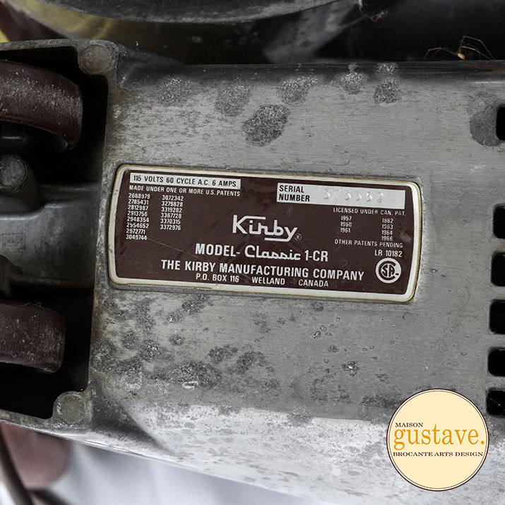 Miniature : Aspirateur Kirby 𝘙𝘶𝘨 𝘙𝘦𝘯𝘰𝘷𝘢𝘵𝘰𝘳 1966