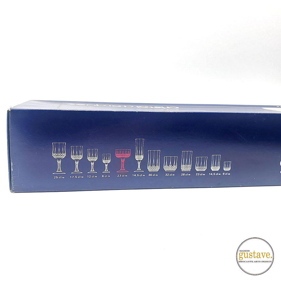 Miniature : 6 coupes à champagne | Longchamp, cristal d'arques