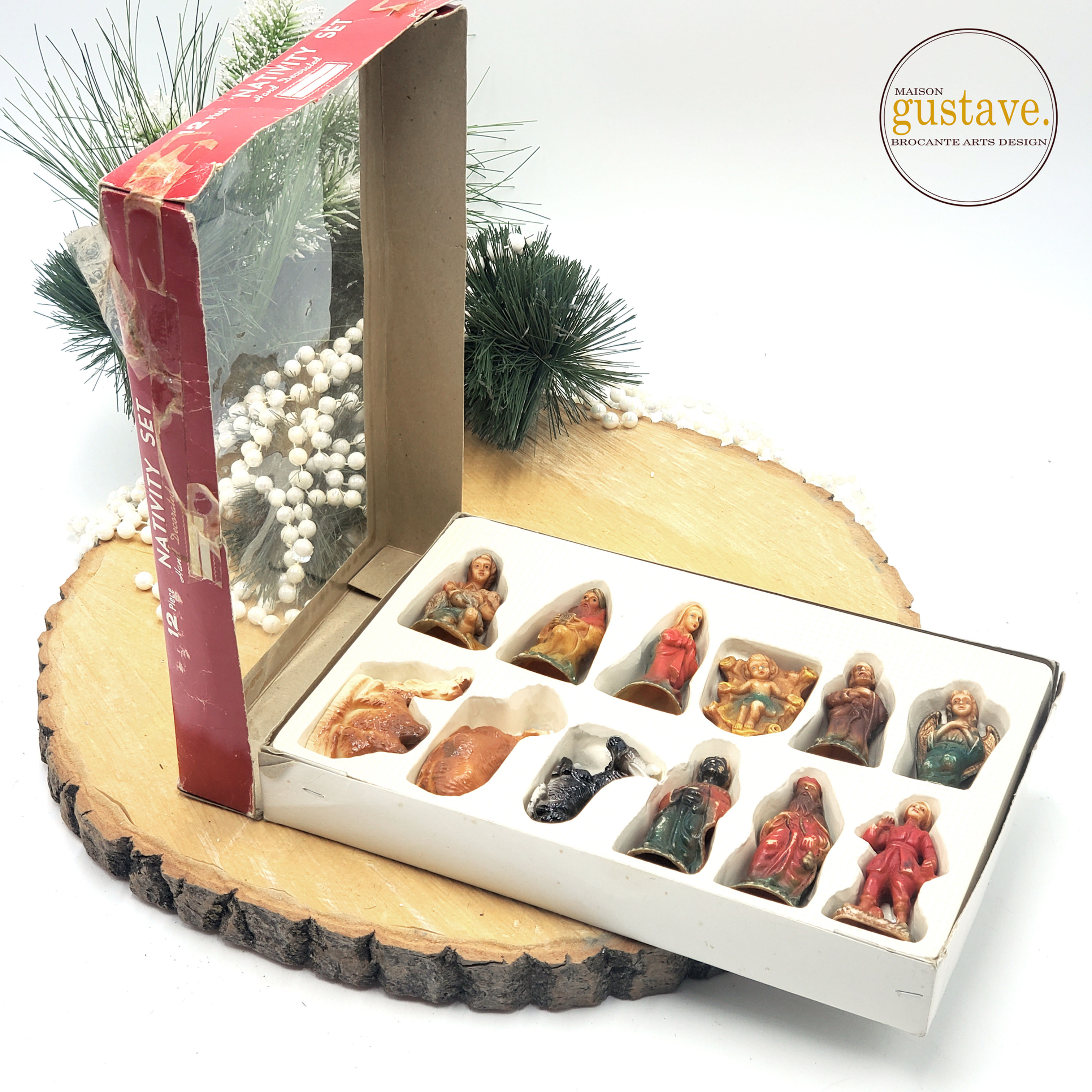 Personnages de la nativité 12 pièces