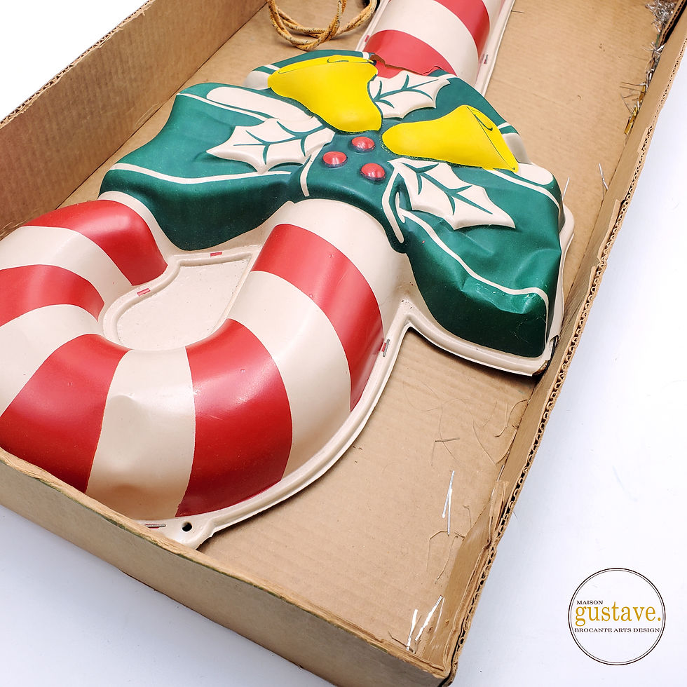 Miniature : Rare | Canne de bonbon lumineuse ancienne | Noma #555