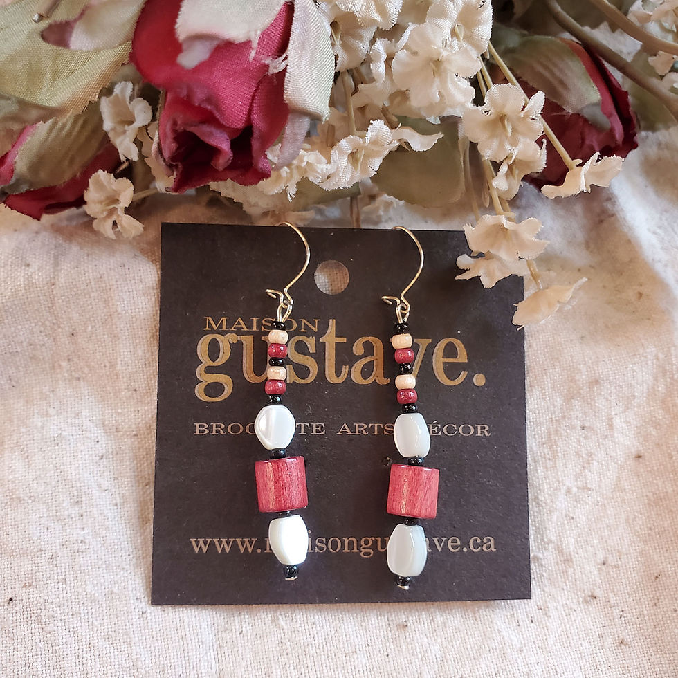 Paire de boucles d'oreilles pendantes