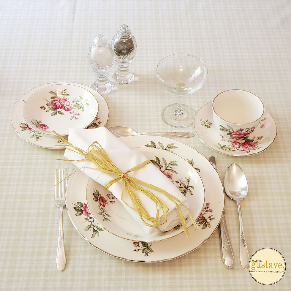 Miniature : Vaisselle or 22 kt. Ridgway collection Summer Glory | Angleterre