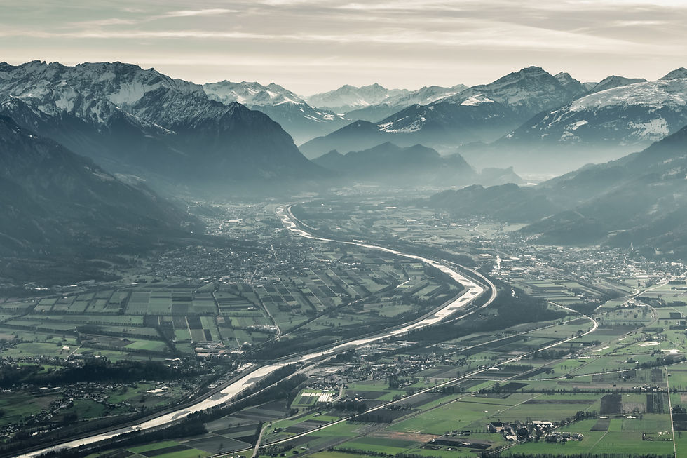 view to the valley of Rheintal, Canton Sankt Gallen in the winter season.jpg