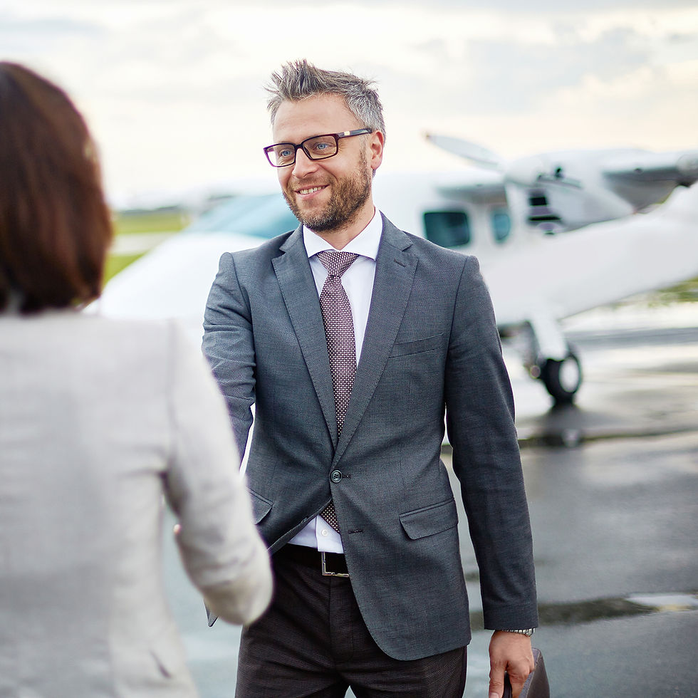Consulting meeting in the airport industry