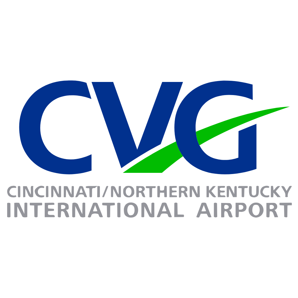 CVG Cincinnati Airport logo – GATE airport partnership