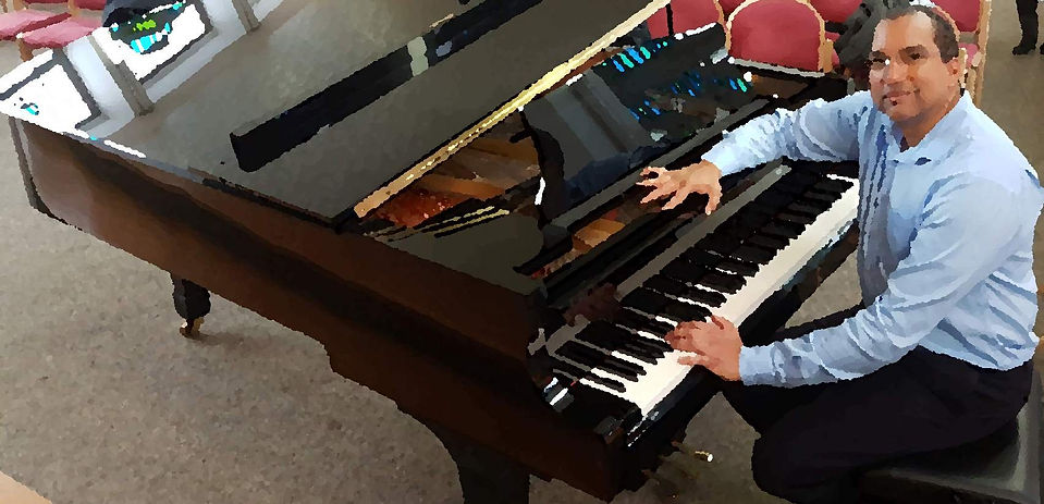 Pianist at the Grand Piano