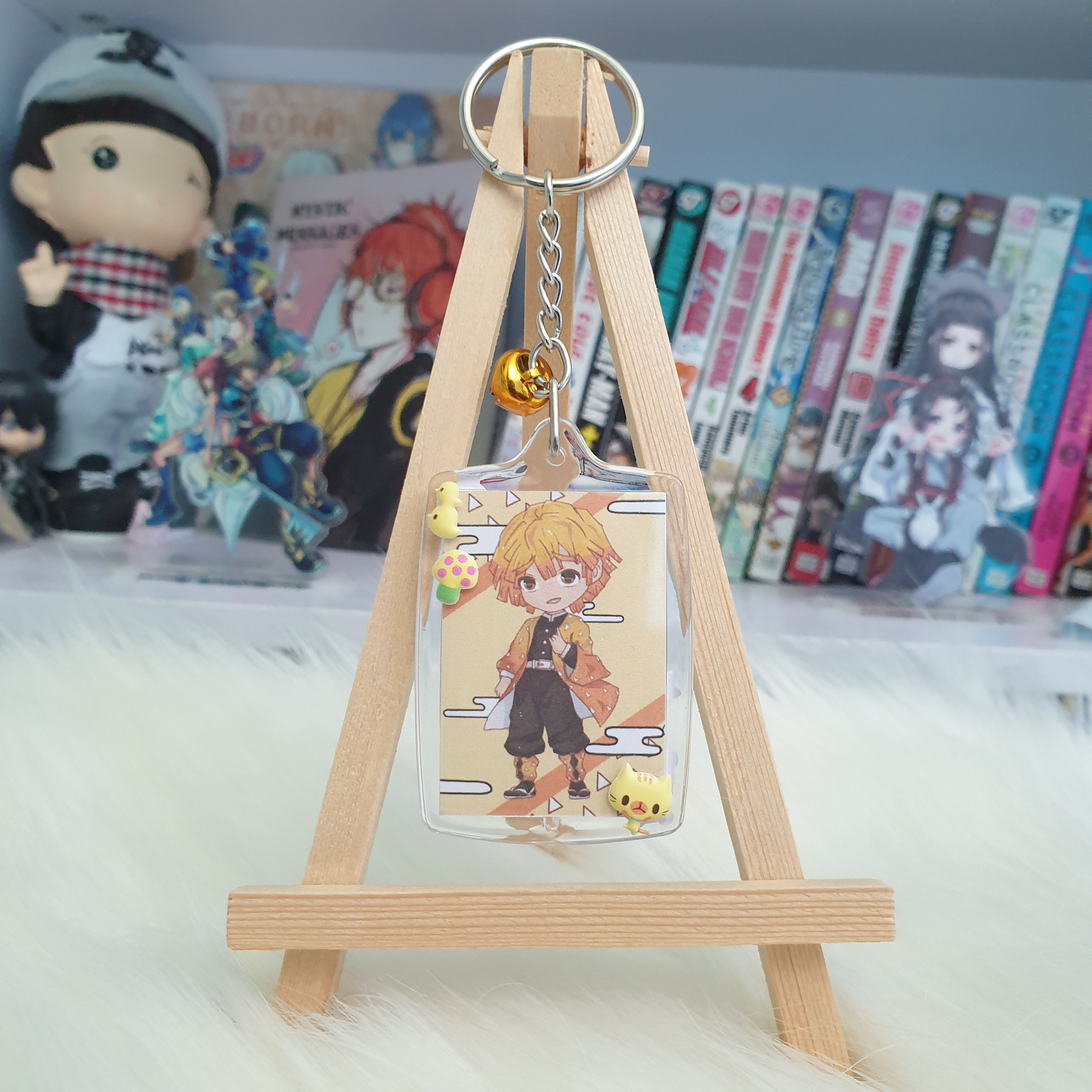 [KNY] - Zenitsu Double Sided Keychain V2