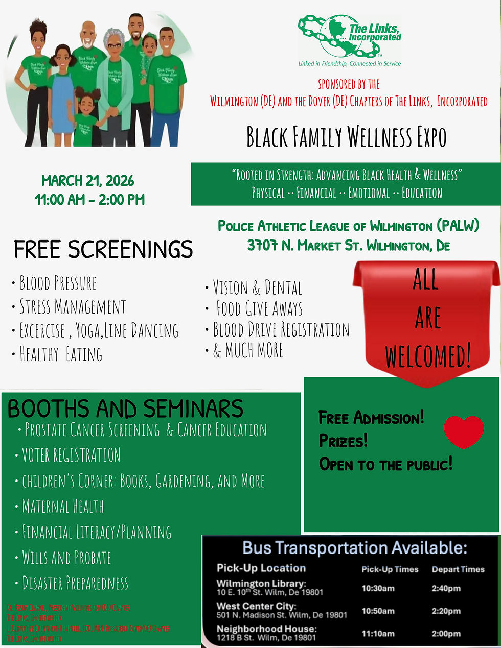 The Links, Incorporated Black Family Wellness Expo