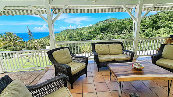 Villa Sophie - Terrasse avec vue mer