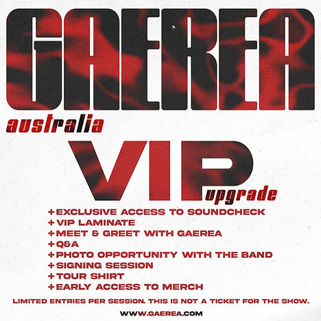 Gaerea Official Band Website & Shop | Get Exclusive Gaerea Merch
