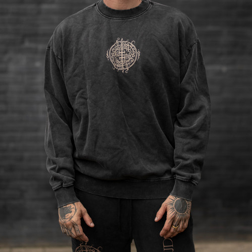 CHARCOAL VRTX - Oversized Hoodie | GAEREA