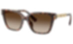 Michael Kors Piedmont MK2263U oversized tortoise sunglasses angle view