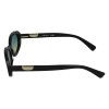 Μικρογραφία: Longchamp LO795S 001 oval black sunglasses with green gradient lenses SIDE VIEW